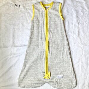 🪴5/$30 Fishkoff 0-6 Months Baby Yellow Grey Sleep Sack TOG 1.0 Spring Summer